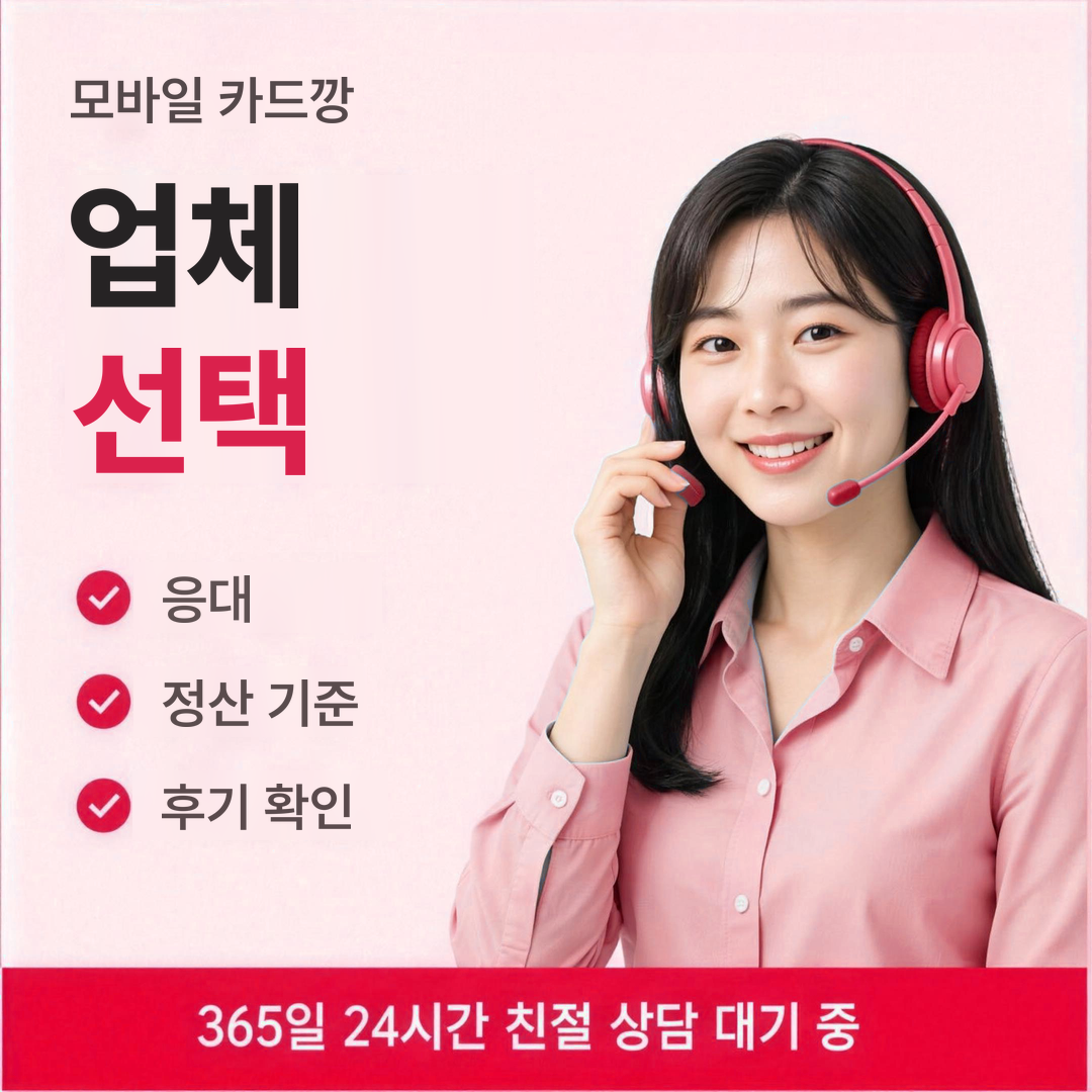 다음머니 모바일 카드깡 업체 선택 안내